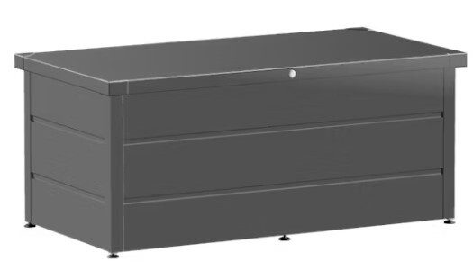 Juno kussenbox RAL9007 grijs aluminiumkleurig